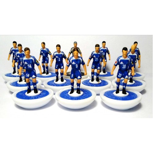 Subbuteo Andrew Table Soccer Greece 2004 European Champions on Classic Lightweight bases